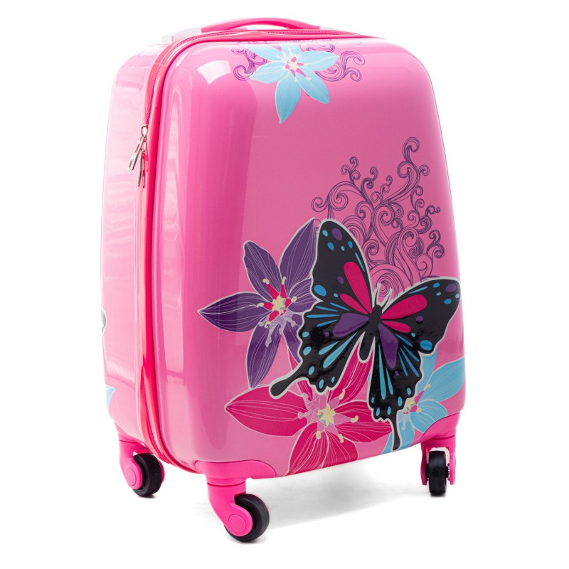 Troler roz pentru fete "Butterfly" - mărimea S
