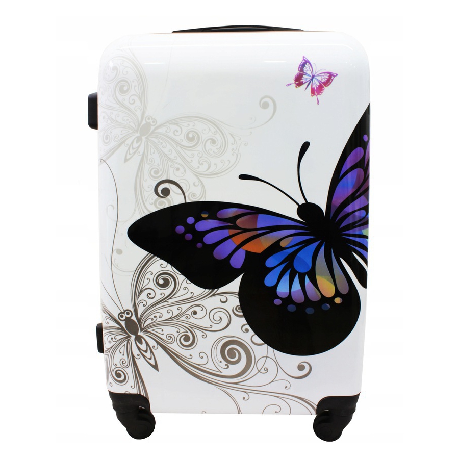 Troler rigid alb de cabină "Butterfly" - mărimea M