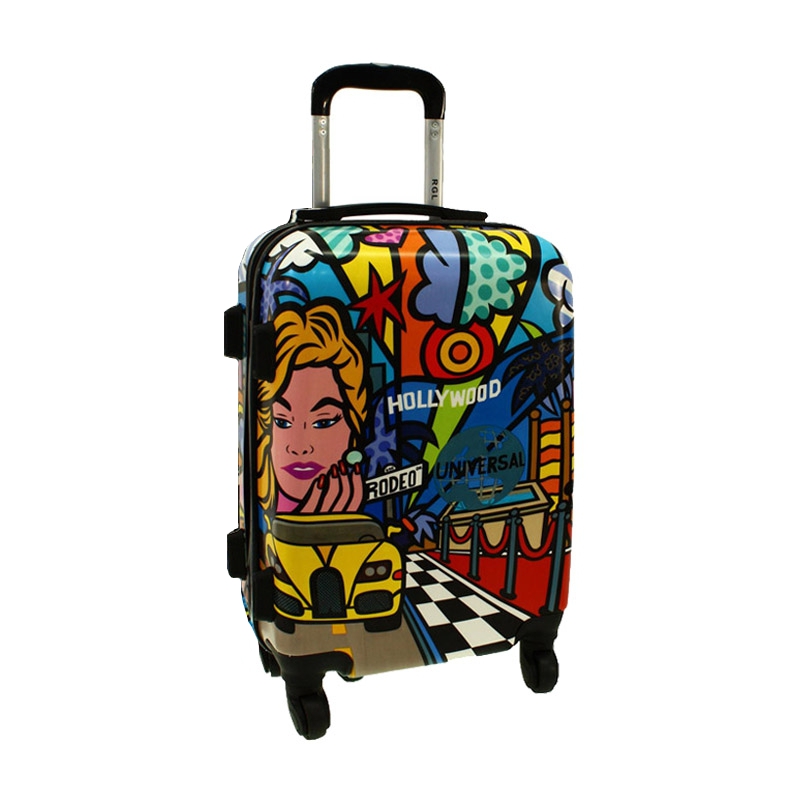Troler rigid multicolor de cabină "Las Vegas" - mărimea M