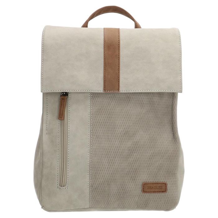 Rucsac elegant gri din piele ecologică "Twister"