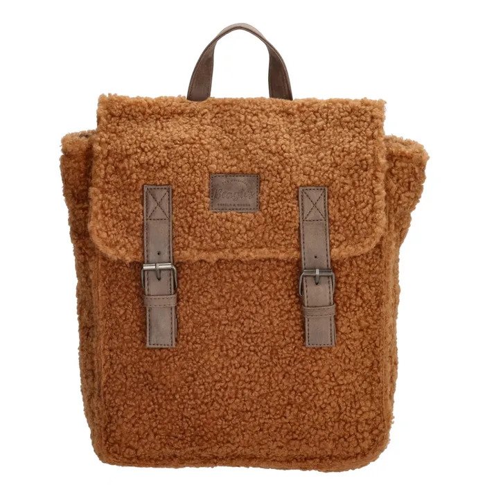 Rucsac vintage pufos maro "Bear"