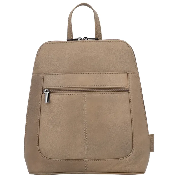 Rucsac elegant bej din piele naturală "Santa Lucia"