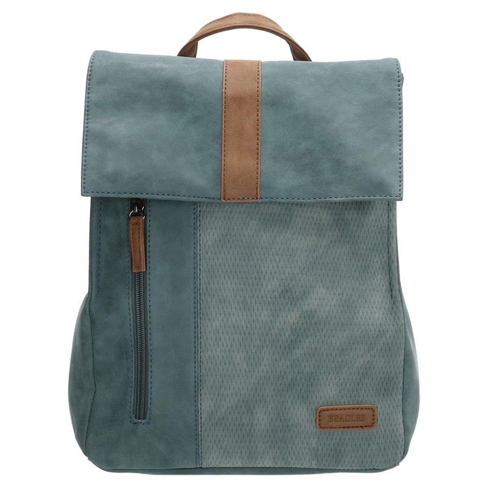 Rucsac elegant albastru din piele ecologică "Twister"
