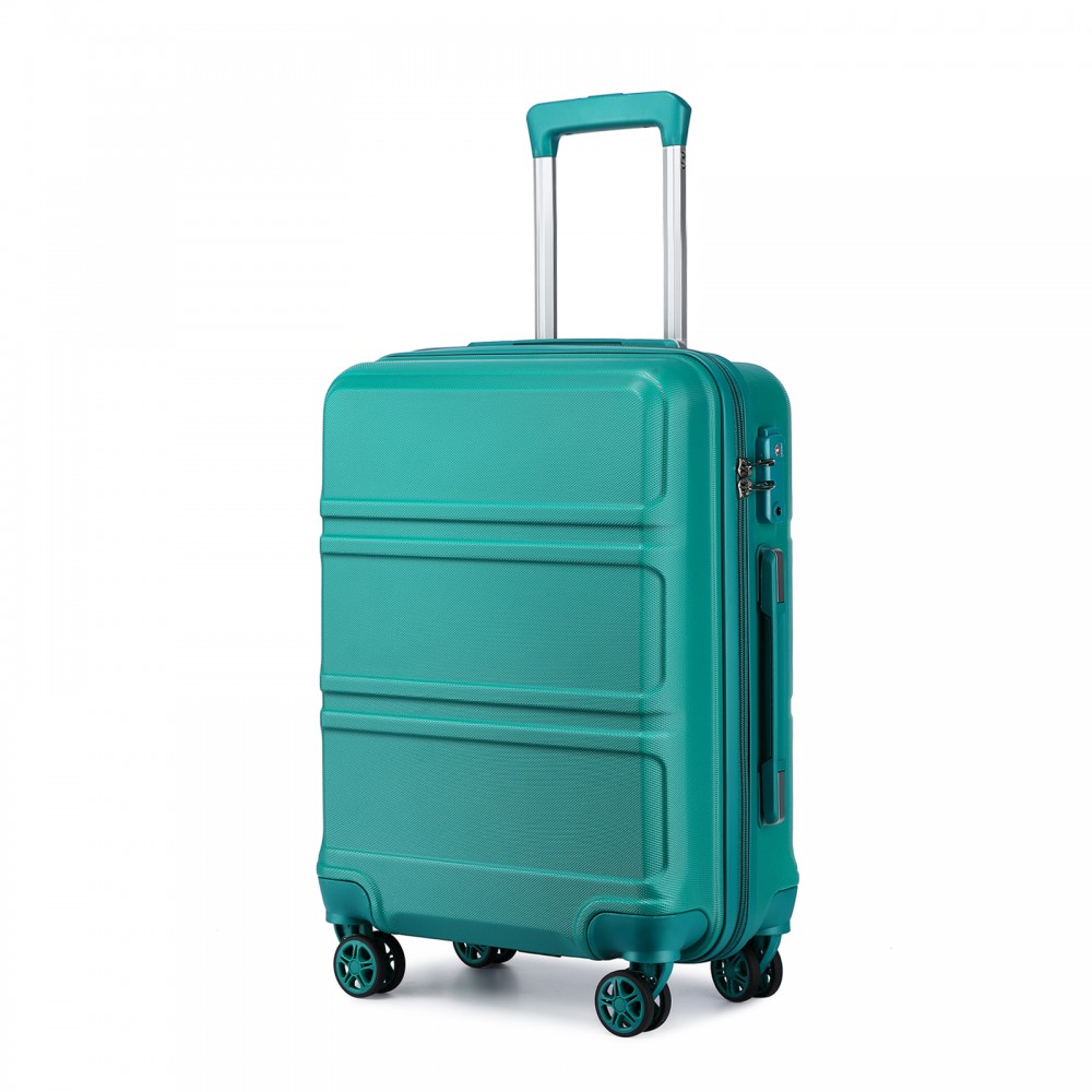 Troler de călătorie turcoaz, rigid și rezistent "Travelmania" - M, L, XL
