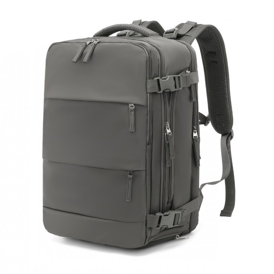 Rucsac multifuncțional gri de cabină cu port USB "Gadget" - mărimea M