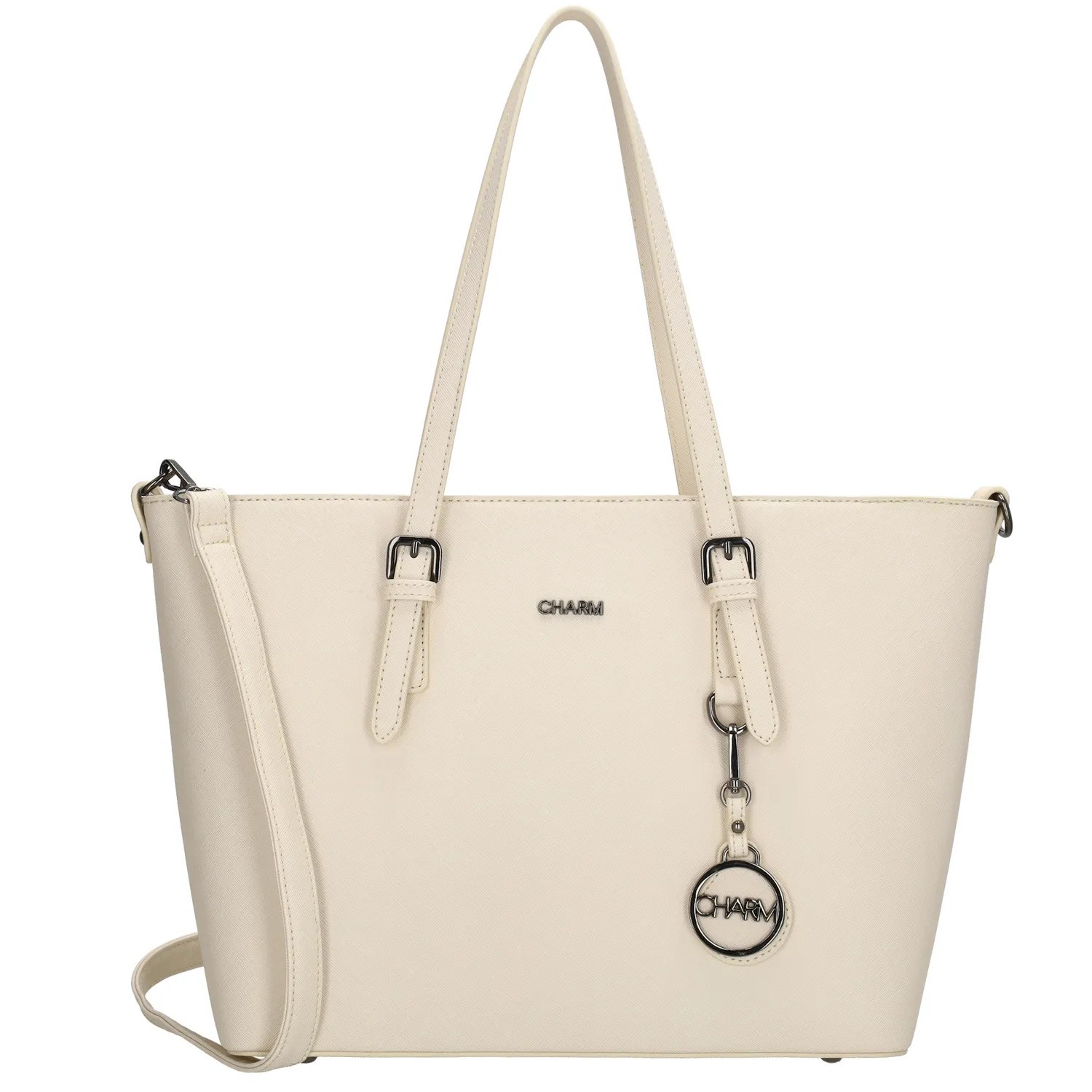 Geantă shopper mare bej pentru umăr "Misty"
