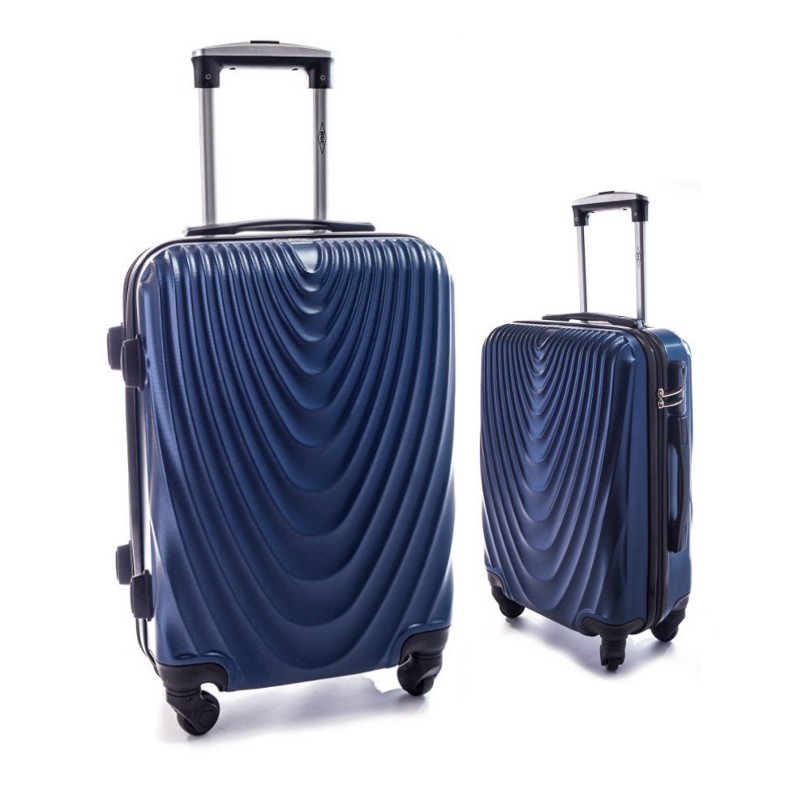 Set albastru de 2 trolere rigide "Motion" - mărimile M, L + M, XL