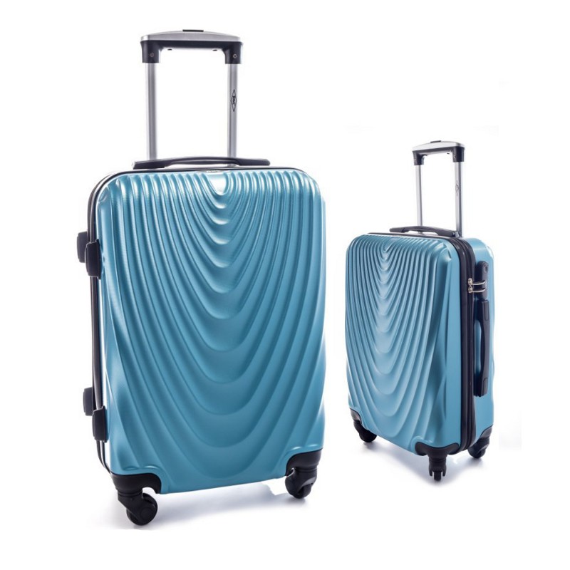Set turcoaz închis de 2 trolere rigide "Motion" - mărimile M, L + M, XL