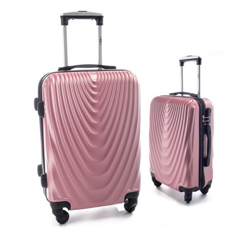 Set auriu-roz de 2 trolere rigide "Motion" - mărimile M, L + M, XL