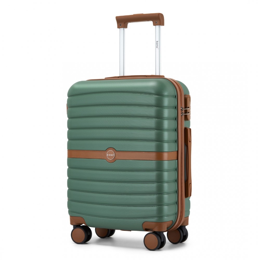 Troler de călătorie premium verde "Harder" - 3 mărimi