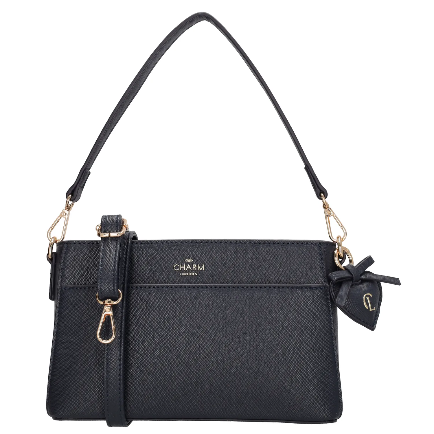 Geantă crossbody elegantă bleumarin "Samantha"