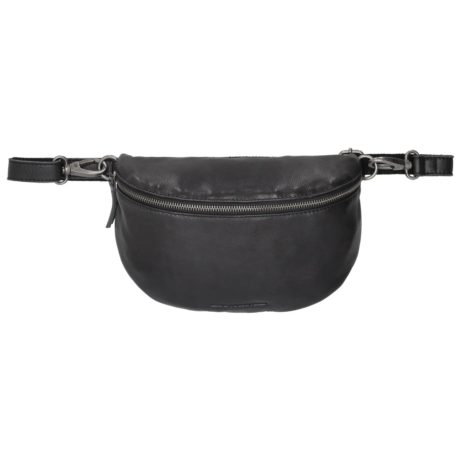 Borsetă elegantă neagră din piele naturală "Venitta"