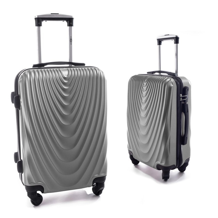 Set argintiu de 2 trolere rigide "Motion" - mărimile M, L + M, XL