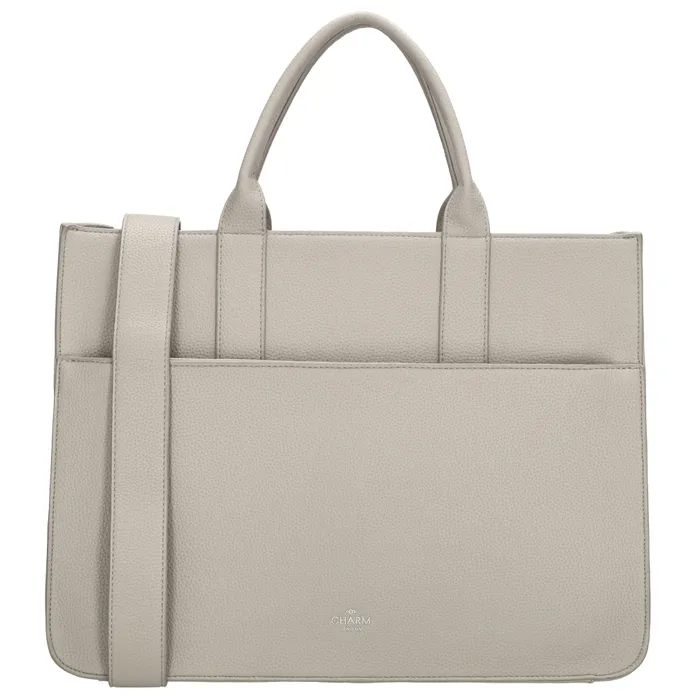 Geantă shopper elegantă bej „Princetown"