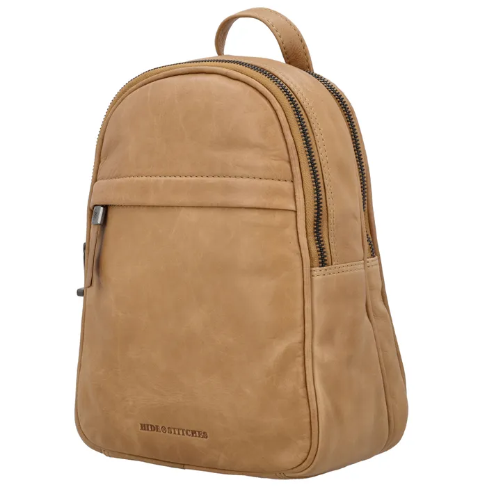 Rucsac premium bej din piele naturală "Fashionstar"