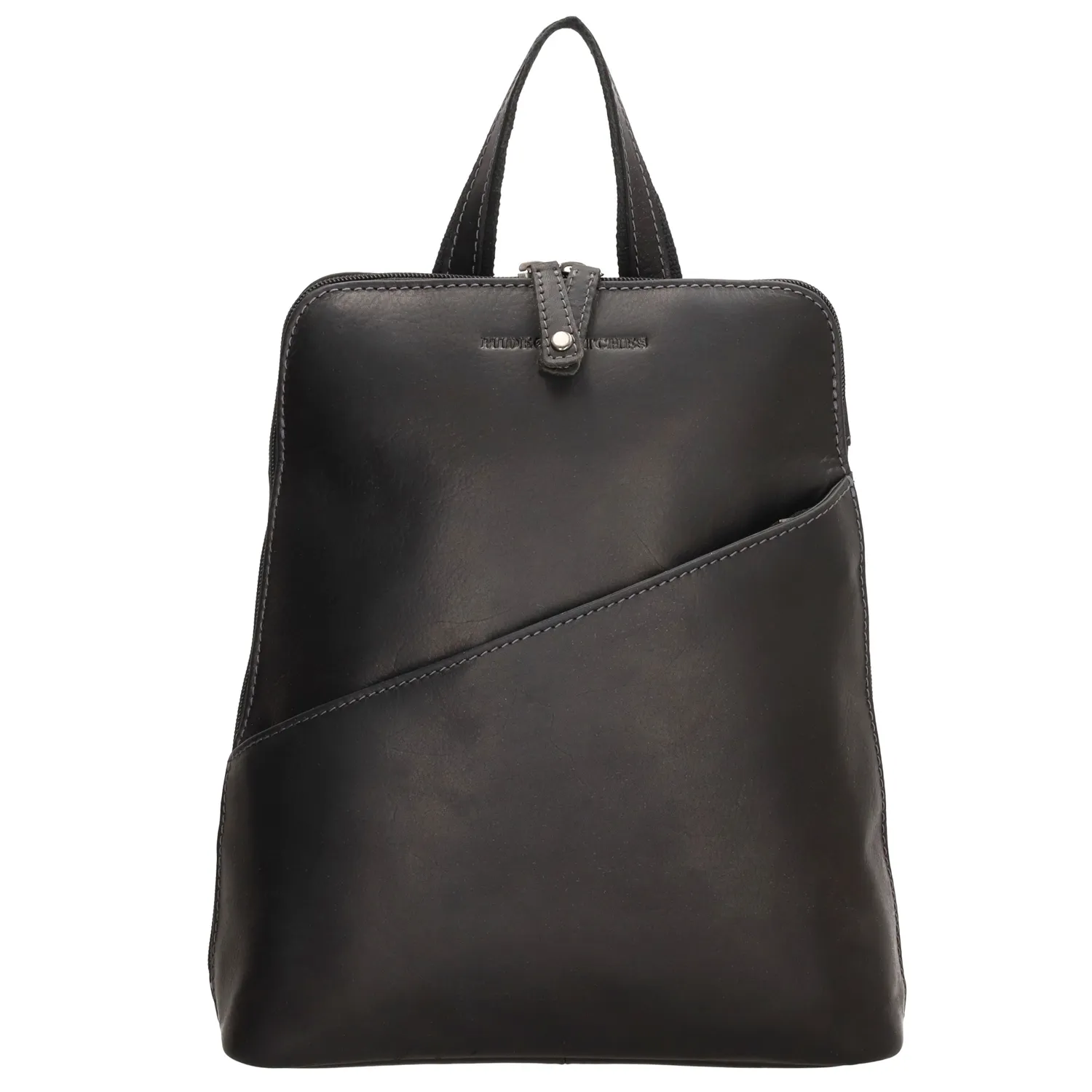 Rucsac urban negru din piele „Supernova"