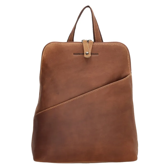 Rucsac urban maro din piele „Supernova"