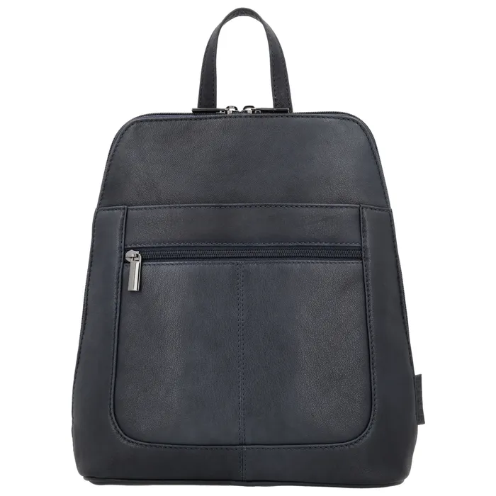 Rucsac elegant bleumarin din piele naturală "Santa Lucia"