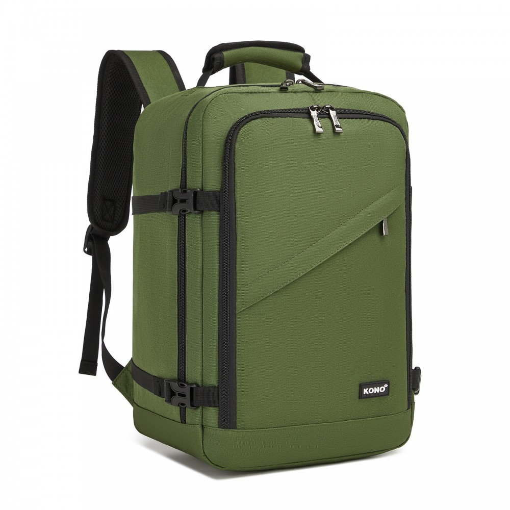 Rucsac verde rezistent pentru avion "Transporter" - mărimea M