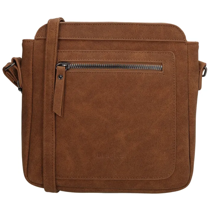 Geantă crossbody matlasată maro „Diadem”