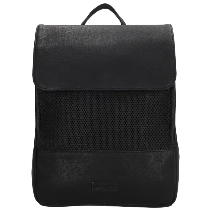 Rucsac elegant negru din piele ecologică "Citylight"