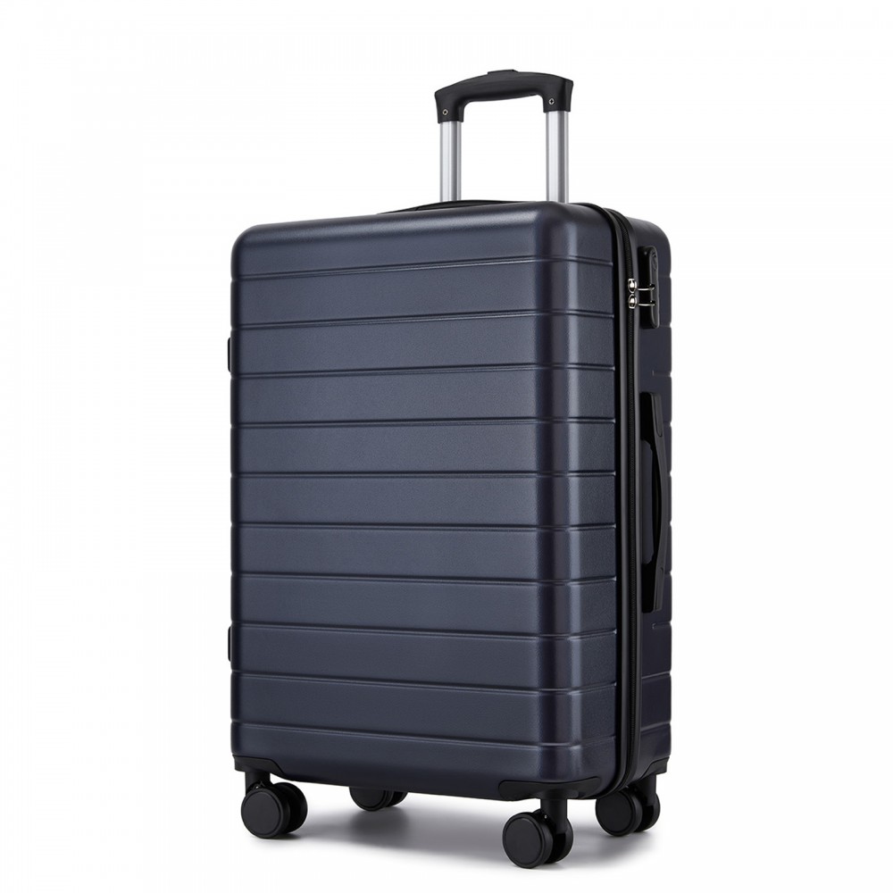 Troler elegant albastru din plastic "Hawai" - 3 mărimi