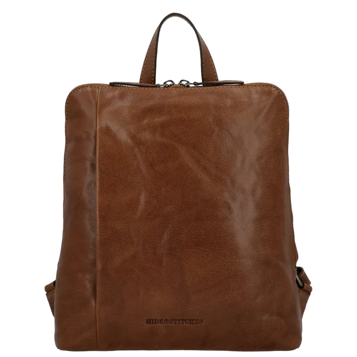 Rucsac elegant maro din piele naturală "Nobless"