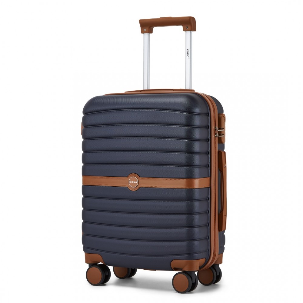 Troler premium albastru de călătorie "Harder" cu încuietoare TSA - mărimea M
