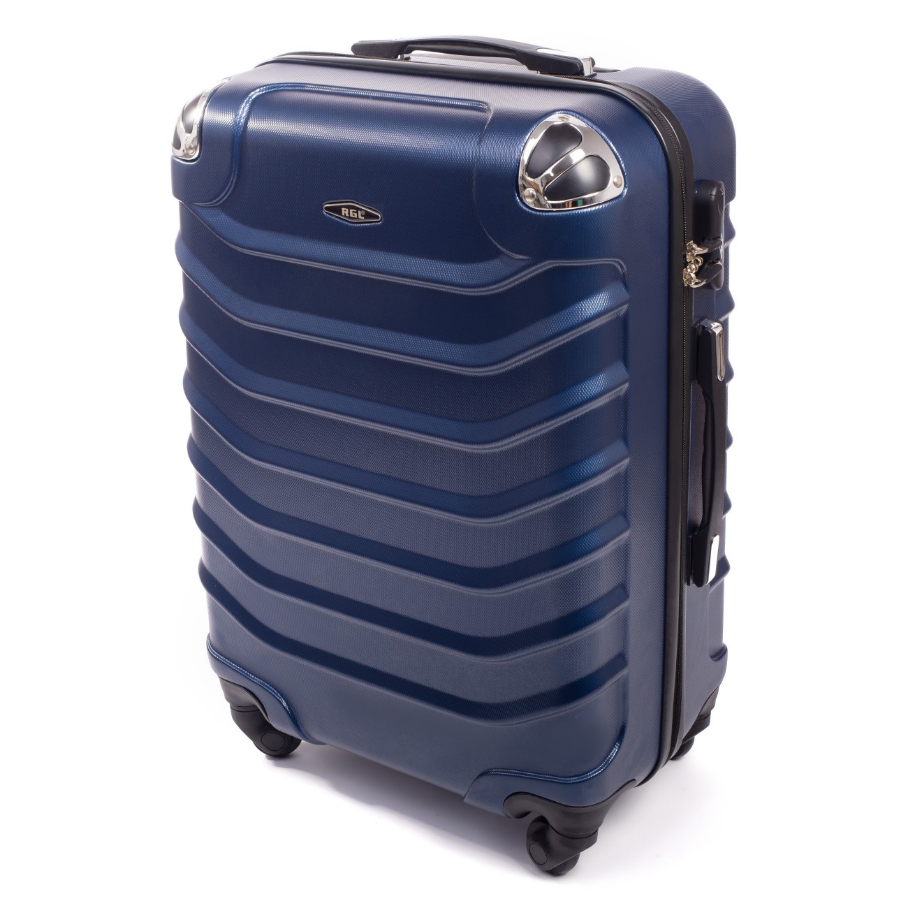 Troler rigid bleumarin "Premium" - 3 mărimi
