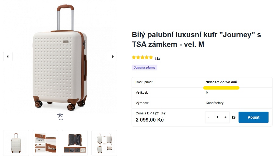 Disponibilitate în 2-3 zile